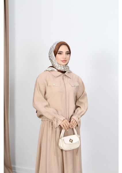 Fermuarlı Etekli Modal Takım modelleri