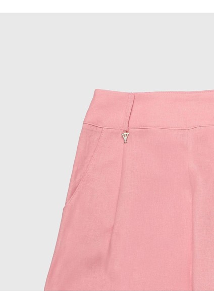 Perri Keten Pembe Kadın Pantolon fiyatları