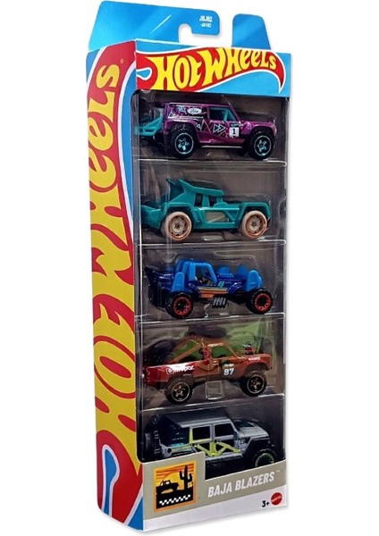 Mattel Hot Wheels Araba Seti 5 Li 1806 JBJ82