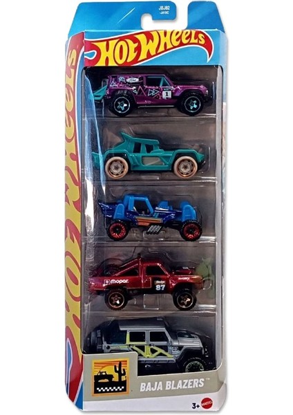 Mattel Hot Wheels Araba Seti 5 Li 1806 JBJ82 fiyatları