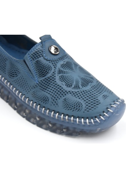 Iniesta Hakiki Deri Şeffaf Rahat Taban Günlük Kadın Ayakkabı Kot indirimleri