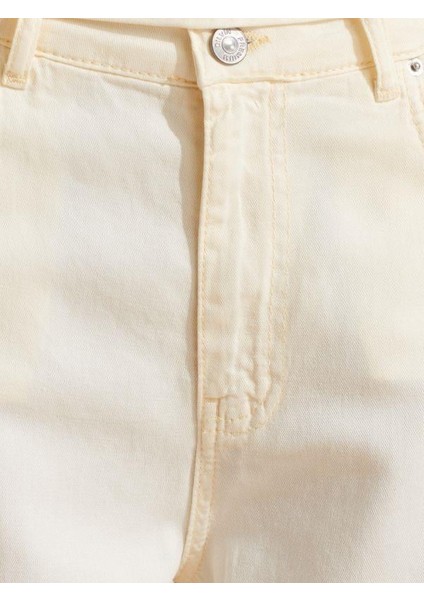 72002 Arka Lastikli Rahat Pantolon Sarı fırsatları