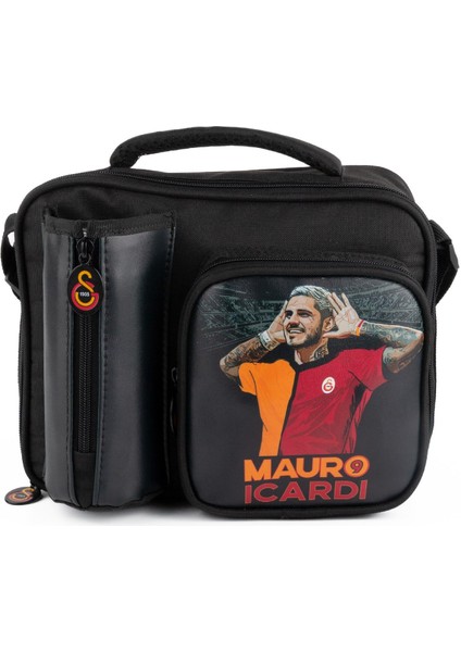3 Bölmeli Mauro Icardi Suni Deri Okul Çantası + Beslenme Çantası fırsatları