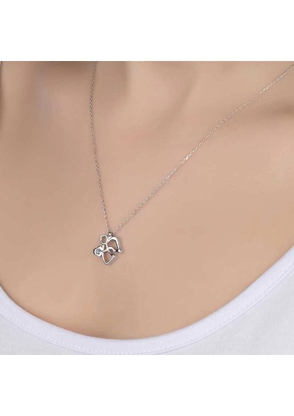 Swarovski Taşlı Gümüş Melek Bayan Kolye fiyatları