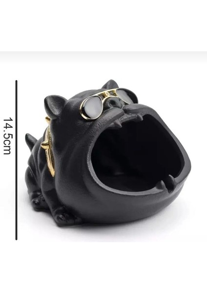 Dekoratif French Bulldog Kül Tablası /küllük , Obje , Biblo