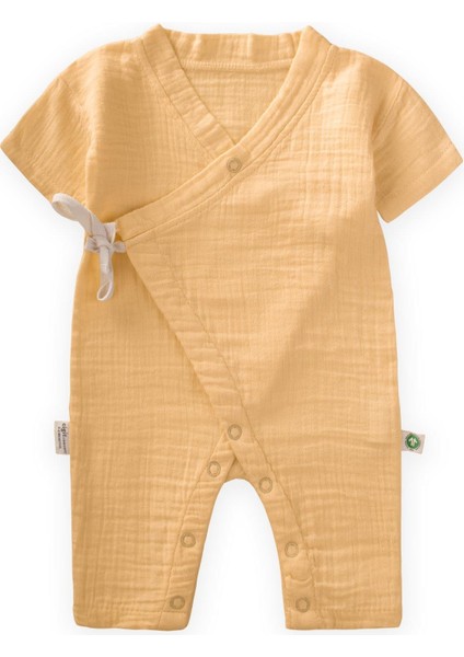 Organic Kruvaze Müslin Tulum 0-9 Ay Sundres