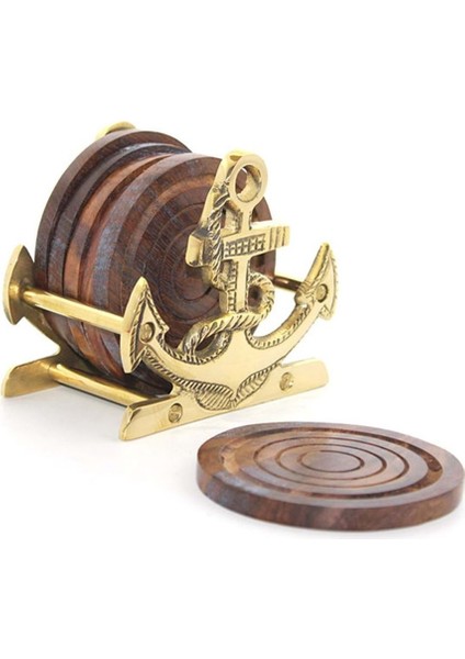 Pirinç Çapalı Bardak Altı 9*10 cm