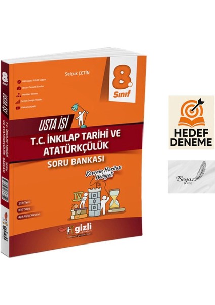 Gizli 8.sınıf Usta Işi Inkılap Tarihi ve Atatürçülük Soru Bankası Hedef Deneme
