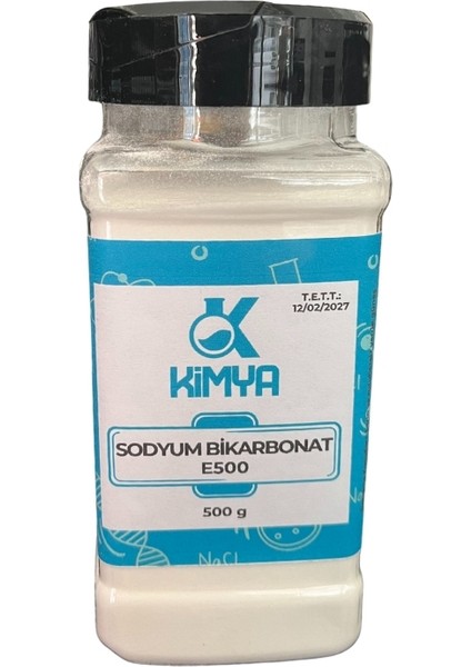 Sodyum Bikarbonat (E500) 500 gr - Food grade İngiliz Karbonatı - Pratik Ambalaj