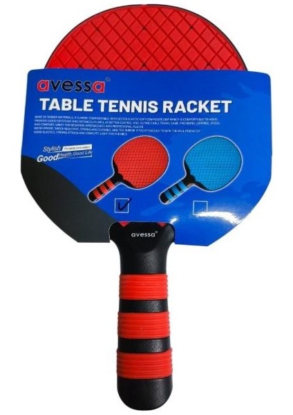 RAK-1400 Rubber Pp Masa Tenis Raketi Kırmızı modelleri
