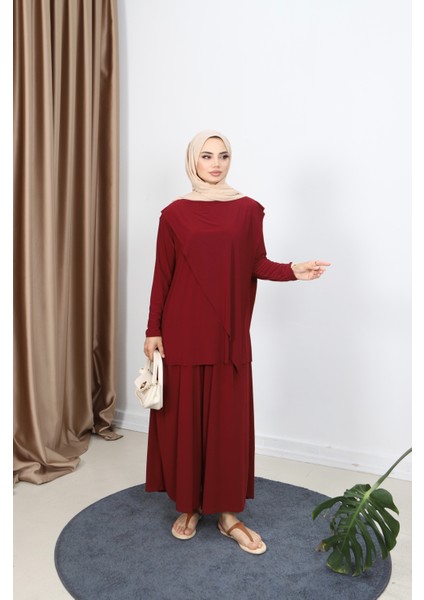 Çapraz Pantolonlu Sandy Takım