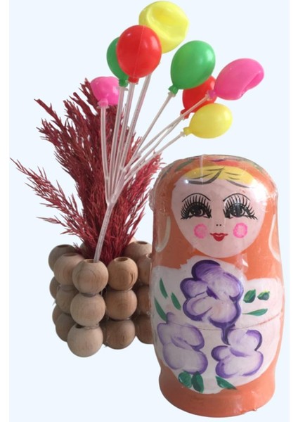 5'li Ahşap Matruşka