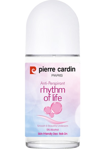 Roll-On Kadın Deodorant Leke Bırakmayan 48 Saat Anti-Perspirant Koruma-Rythm Of Life-Hayatın Ritmi-50 ml