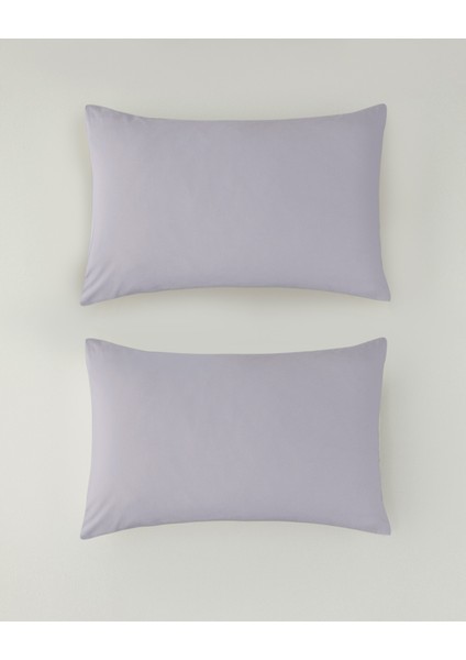 Novella Premium Soft Cotton 2'li Yastık Kılıfı 50X70 cm Lila