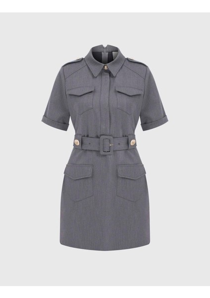 Edith Kadın Gri Elbise modelleri