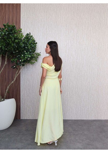 Omuz Büzgü Detay Elbise indirimleri