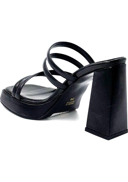 Daily Kalın Topuklu Platform Kadın Terlik Siyah fırsatları