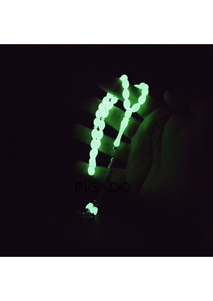 Erkek Ayyıldız Püskül Kokulu Arpa Kesim Fosforlu Toz Kehribar Tesbih fiyatları