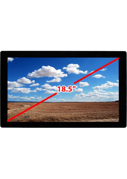 18.5 Inch NV-1850 Endüstriyel Kasa VGA HDMI Dokunmatik M