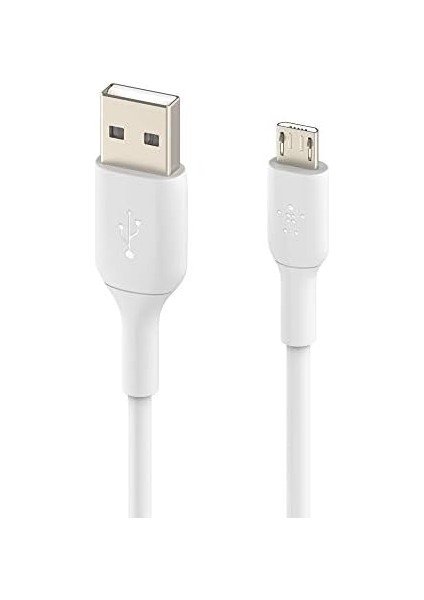 Taşınabilir Hoparlörler, Power Bank Ler, E- Okuyucular ve Daha Fazlası Için Mikro USB Kablosu (1 Metre, Beyaz) fiyatları