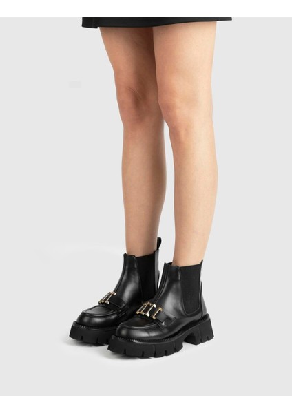 Tasya Hakiki Deri Kadın Siyah Bot fiyatları