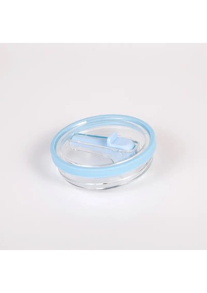 1pcs 30 Oz Katlanır Saman Kupası Yüksek Değerli Sızdırmaz Sızdırmazlık Kapağı Taşınabilir Saplı Araba Kapağı Geçirmez Yeniden Kullanılabilir Dak Kapak Renk: Gökyüzü Mavisi (Yurt Dışından)