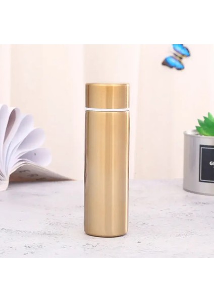 130ML Taşınabilir Cep Termos Şişesi Paslanmaz Çelik Mini Termal Su Şişesi Yalıtımlı Şişe Kupası Açık Mekan Kampı Içecek Yazılımı Kapasitesi: 130ML/RENK: Altın (Yurt Dışından)