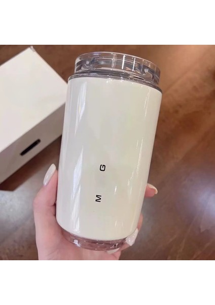480ML Yalıtımlı Su Şişeleri 2024 Yeni Termos Şişesi Paslanmaz Çelik Su Şişeleri Şişe Şişe Kahve Kupası Mugtumblercapacity: 240-480ML/RENK: Bej 480ML (Yurt Dışından)