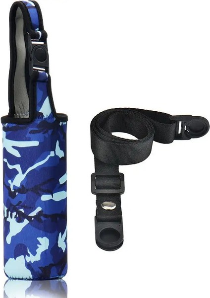 Moda Baskı Su Şişesi Çanta ile Strap Kadınlar Erkekler Taşınabilir Spor Su Şişesi Kapak Çantası Kılıf Koruma Şişeleri Taşıyıcı Açık Mekan: 09 (Yurt Dışından)
