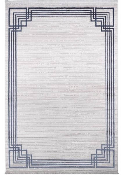 Vivaldi Art Deco 1011 Mavi Serisi Akrilik Salon Oturma Yatak Odası Halısı