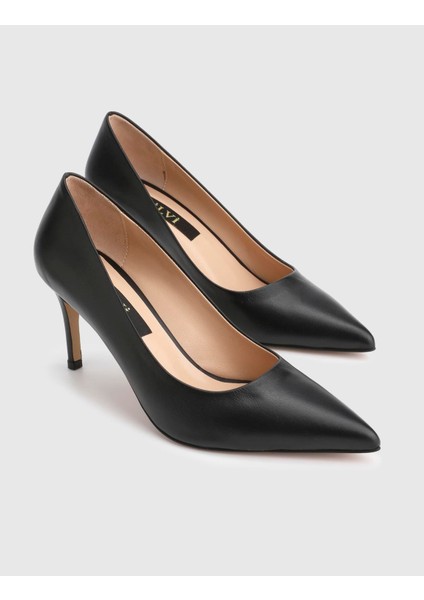 Haidee Hakiki Deri Siyah Kadın Stiletto fiyatları