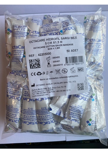 Hidrofil Sargı Bezi 5cmx1,5m 50 Adet