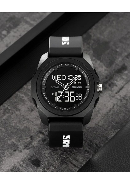 Skmei 2199 Silikon Kordon Siyah Sportif Erkek Kol Saati fırsatları