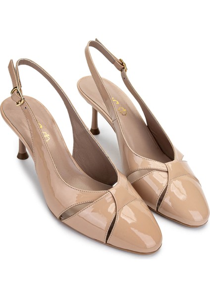 Kadın Hakiki Deri Bej Topuklu Ayakkabı 820 958 Bn Ayk Y25 Nude Rgn fiyatları