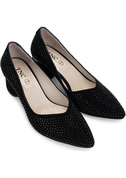 Kadın Hakiki Deri Siyah Süet Topuklu Ayakkabı 1059 2006 Bn Ayk Y25 Sıyah Suet fiyatları