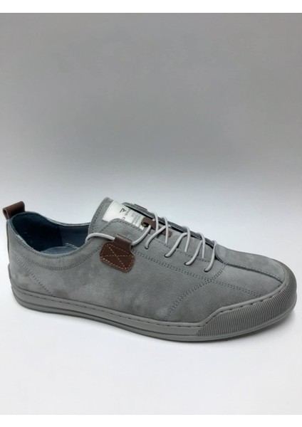 Hakiki Deri Bağcıklı Esnek Gri Nubuk Yazlık Erkek Ayakkabı C-912008RW fiyatları