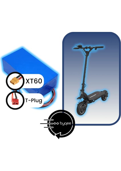 Eagle Pro Elektrikli Scooter Bataryası - 60V - 22.4AH ( Pil: SAMSUNG, Sağlık: >%95 )