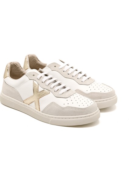 Kadın Sneaker ( Günlük) RC-25Y-006-M44 John May Beyaz Cilt-Altın modelleri