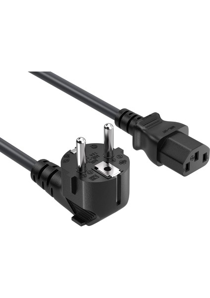 1.2 mt Pc Power Kablo Bilgisayar Güç Kablosu (C-500)