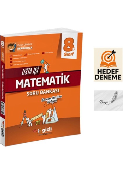 Gizli 8.sınıf Usta Işi Matematik Soru Bankası Hedef Deneme
