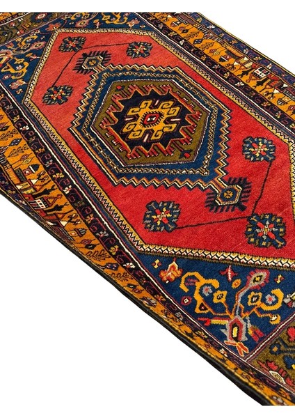 El Dokuma Sıfır Yahyalı Halısı 108X195 Kök Boya %100 Yün Halı fırsatları