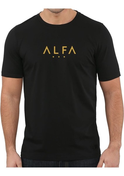 Alfa Baskılı Tişört