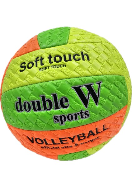 Voleybol Topu Soft Touch Iç ve Dış Mekan Renkli Kalite Yumuşak 280GR