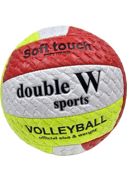 Voleybol Topu Soft Touch Iç ve Dış Mekan Renkli Kalite Yumuşak 280GR