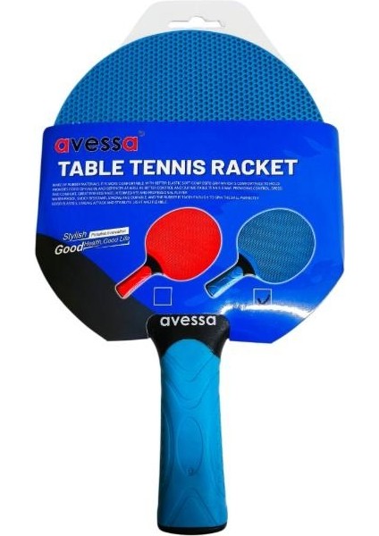 RAK-1100 Rubber Pp Masa Tenisi Raketi Mavi fiyatları