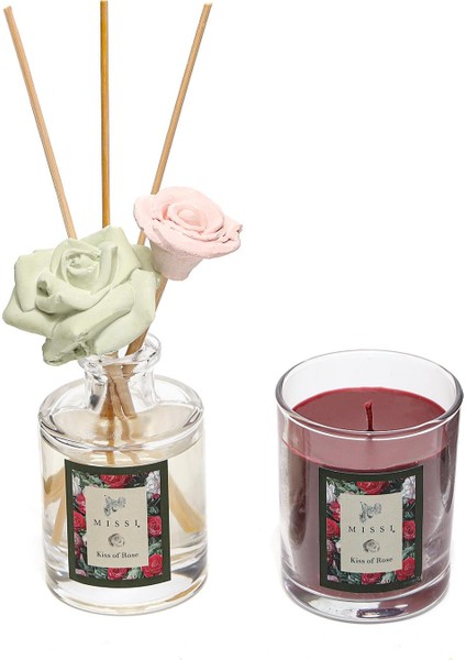 Kiss Of Rose Oda Kokusu ve Vegan Mum Hediye Seti fiyatları