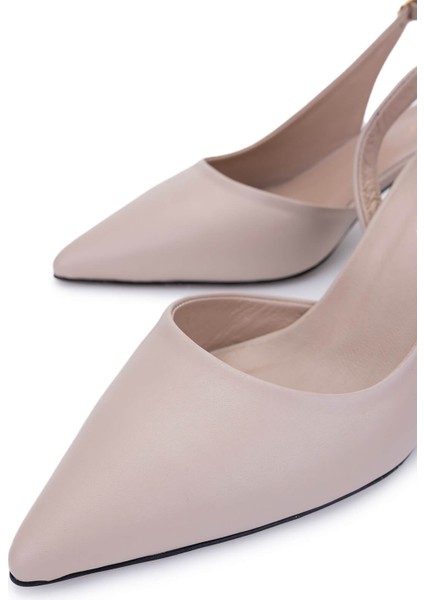 Kadın Hakiki Deri Vizon Topuklu Ayakkabı 820 690 Bn Ayk Y25 Vızon Dr modelleri