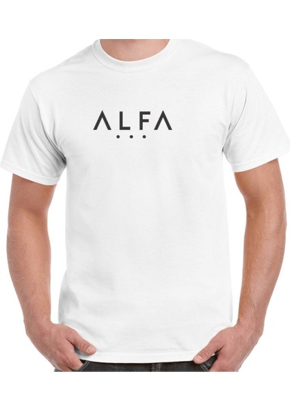 Alfa Baskılı Tişört