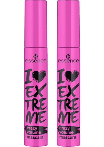 I Love Extreme Crazy Hacim Veren Maskara 2'li