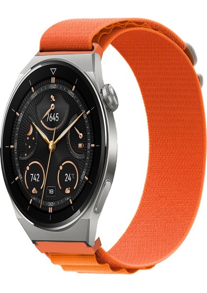 Huawei Watch Gt3 Pro 46MM Uyumlu Kordon Alpine Loop Döngü Spor Kayış